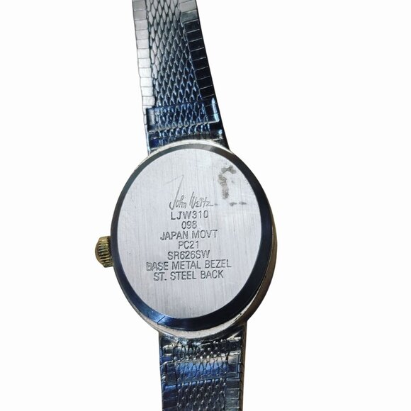 Joe Weitz Watch Quartz Round Face Base Metal Bezel Stainless Steel Back Mesh main image 9